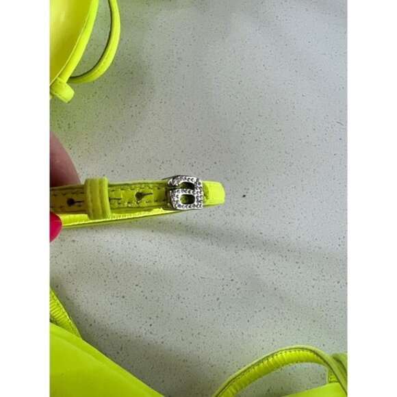 Alexander Wang Dahlia 85mm neon sandals Size 36 - Picture 8 of 9